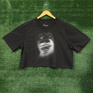 La Doble P World Club Blur Peso Pluma Latin Trap Crop Top Size Extra Large